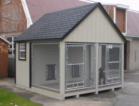 10x10 Duplex Dog Kennel